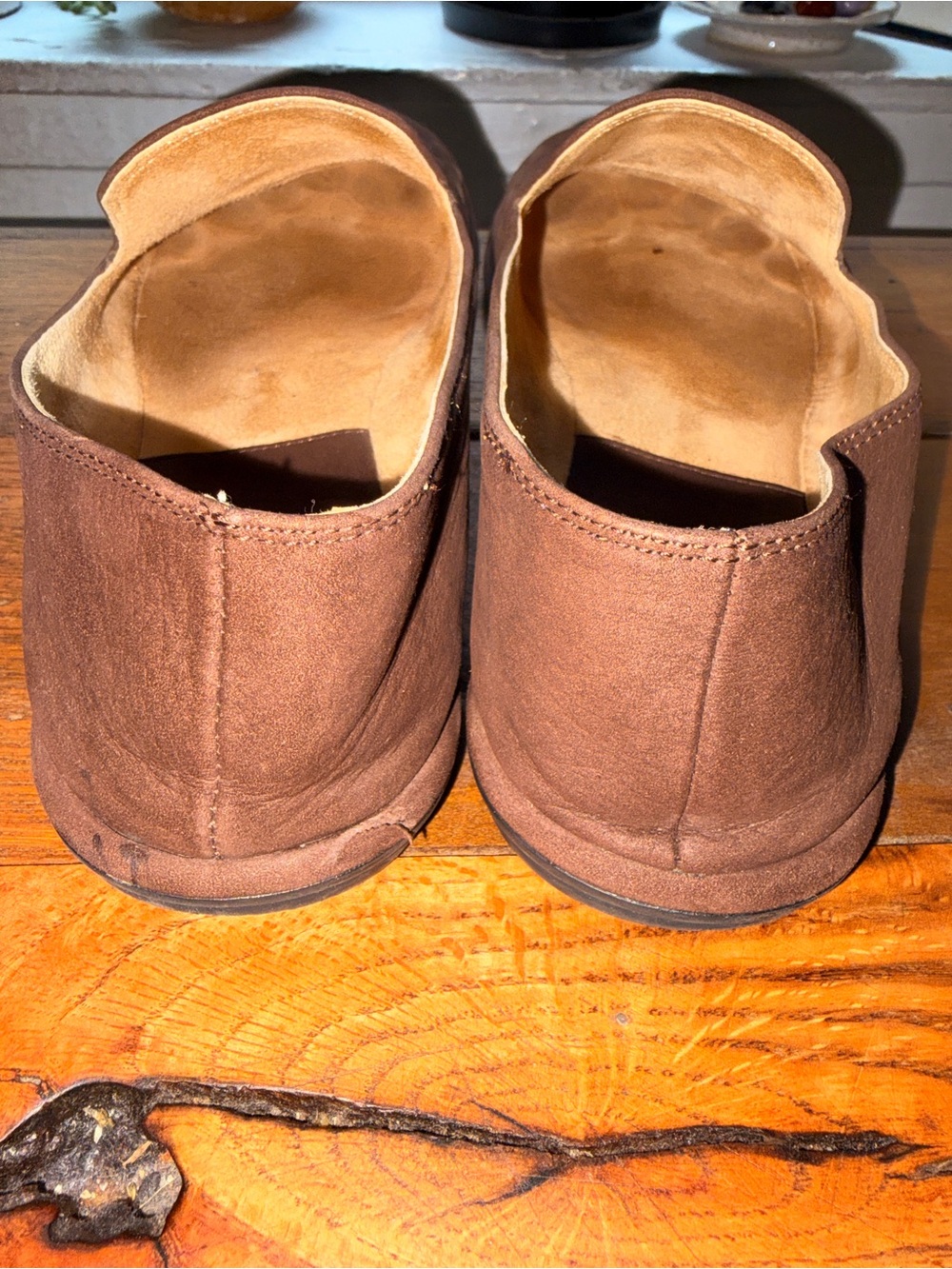 THE ROW Canal Loafer in Brown Nubuck Leather sz 36 - Picture 4 of 5